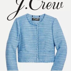 J. Crew Louisa Tweed Lady Jacket in Sequin